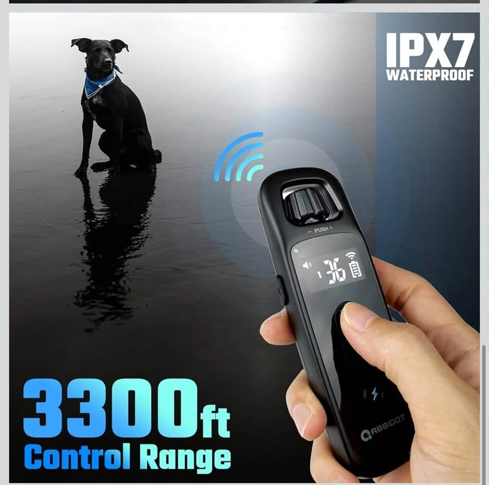 ⚽️NEW Remote Dog Training Collar – 3300ft, Vibration/Tone/Light - photo 2