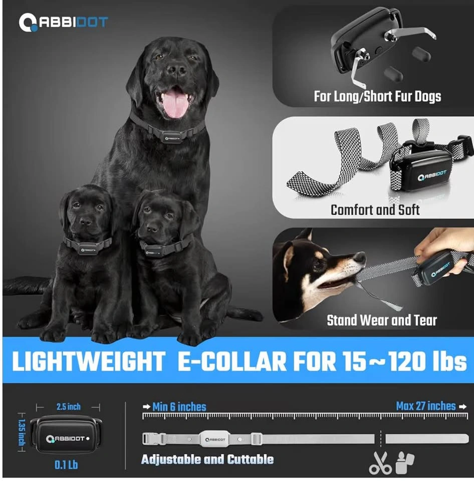 ⚽️NEW Remote Dog Training Collar – 3300ft, Vibration/Tone/Light - photo 5