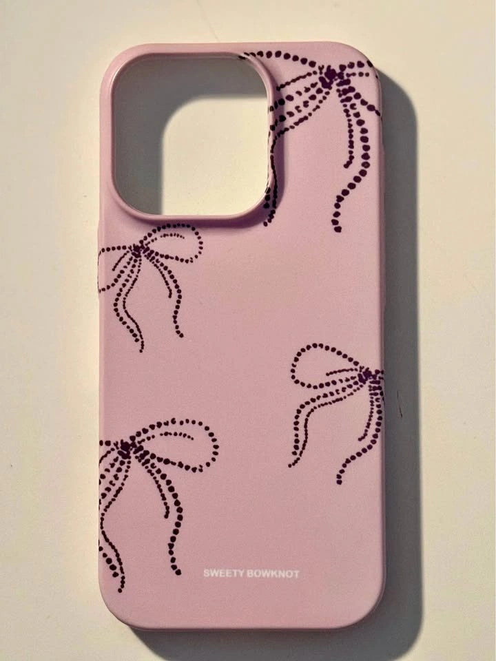 Pink Bowknot iPhone 16pro Case