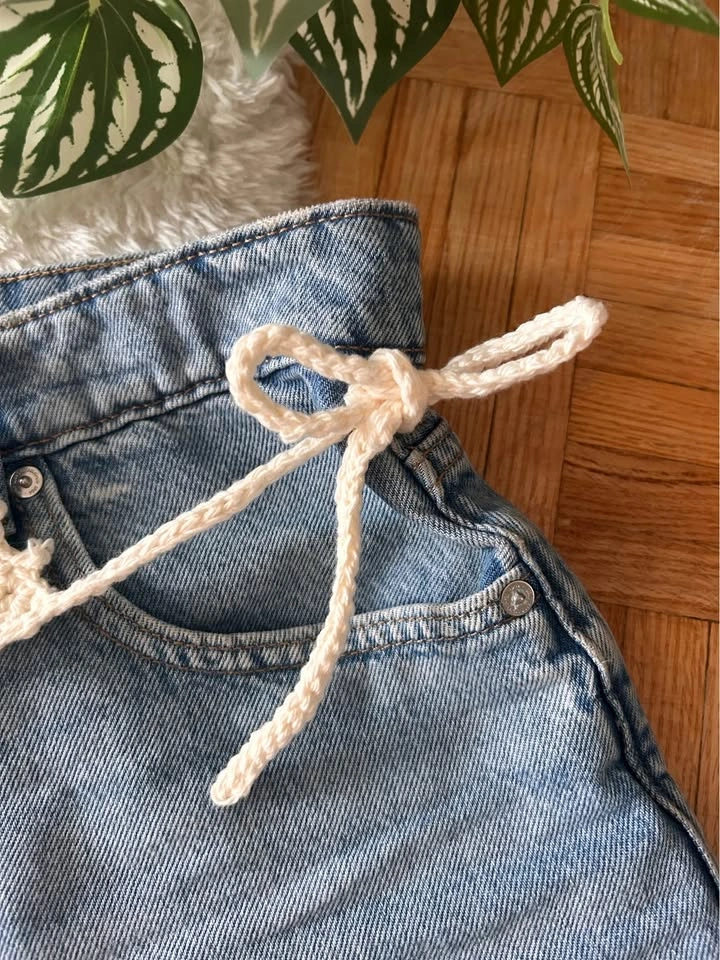 Crochet hip scarf/bandana scarf - photo 3