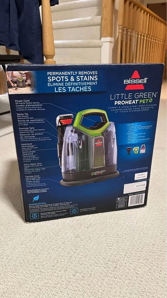 Bissell Little Green ProHeat Pet Carpet Cleaner - photo 2