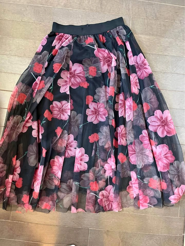 Floral Taba princess skirt