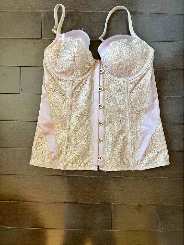 Victoria’s Secret vintage princess pink corset top