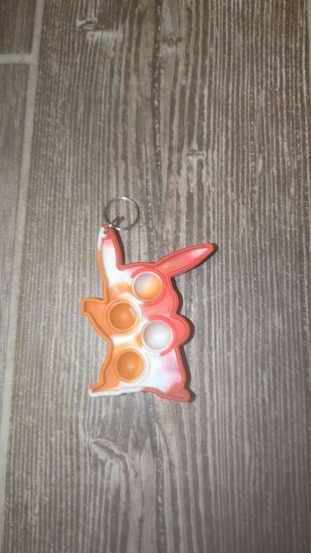 Pikachu Pokemon Popit Keychain