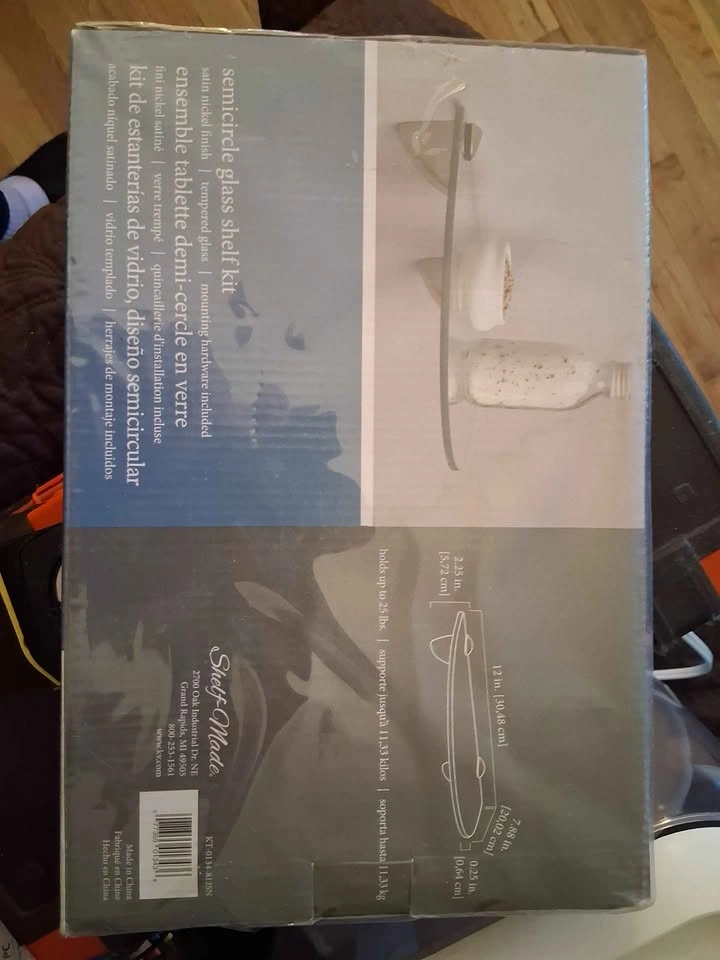 Shelf Made curved glass shelf kit - photo 2