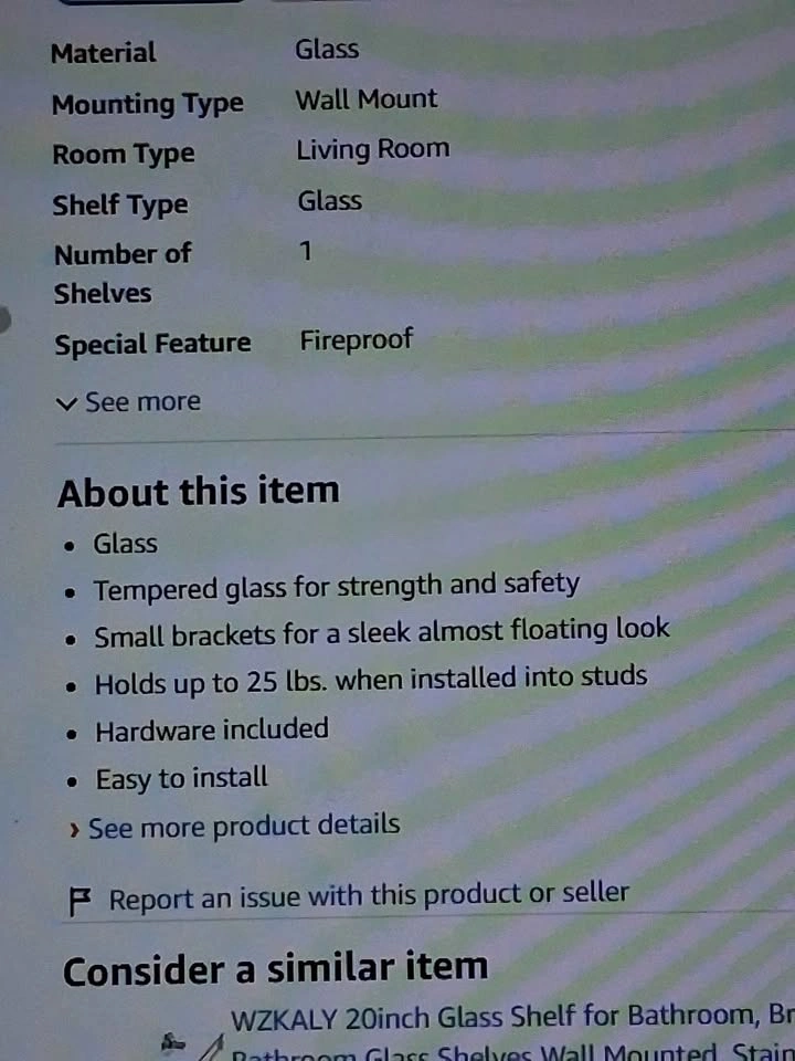 Shelf Made curved glass shelf kit - photo 4