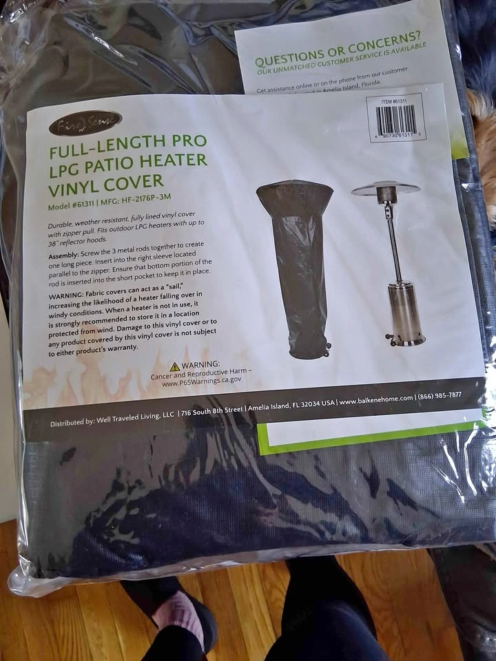 Patio Heater Vinyl Cover