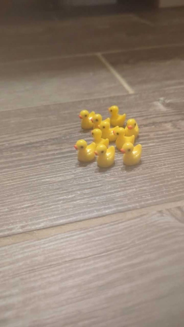 10 Mini Duck Figurines - photo 2