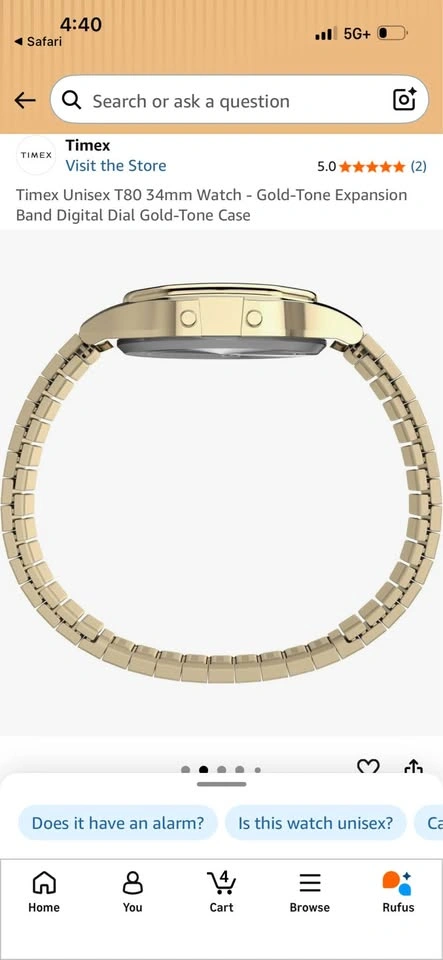 Timex T80 Digital Watch - photo 5