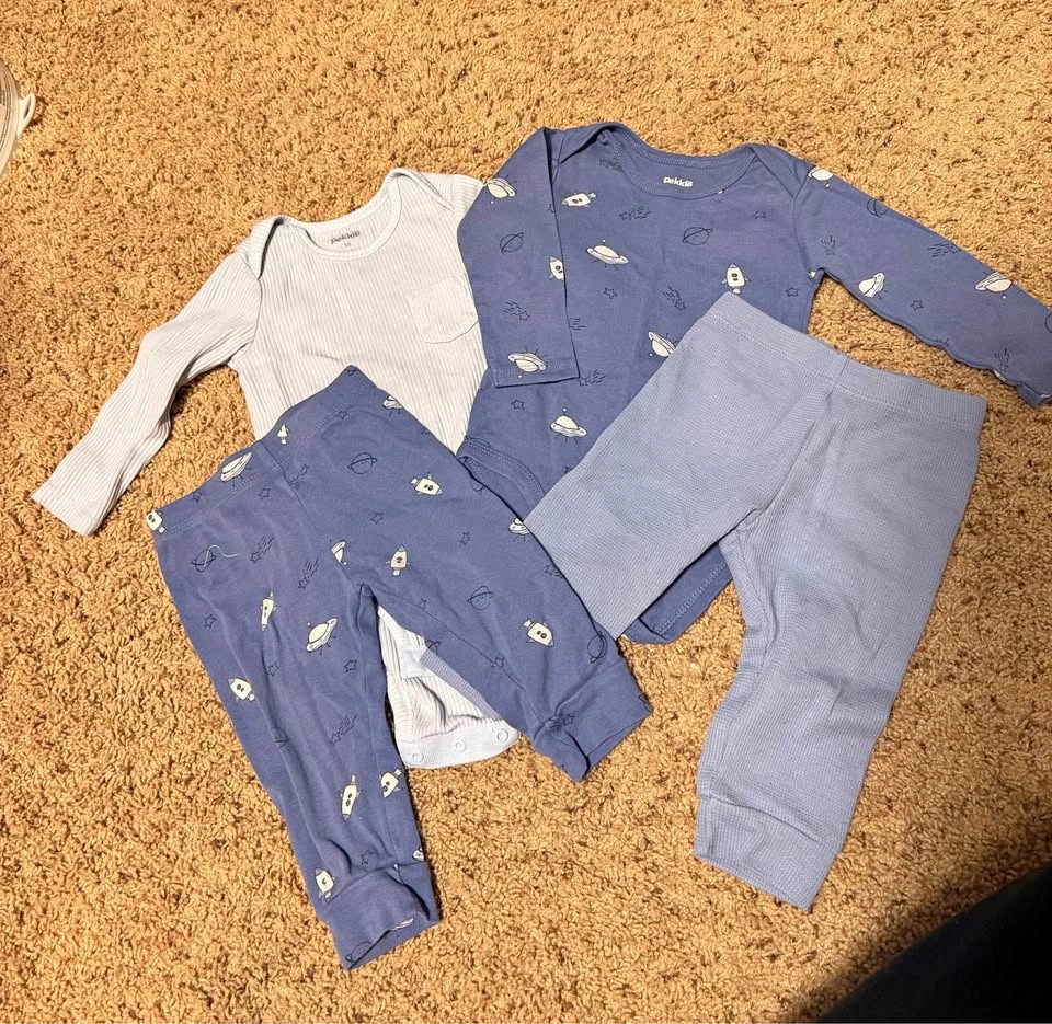 Pekkle baby boys 4 piece set