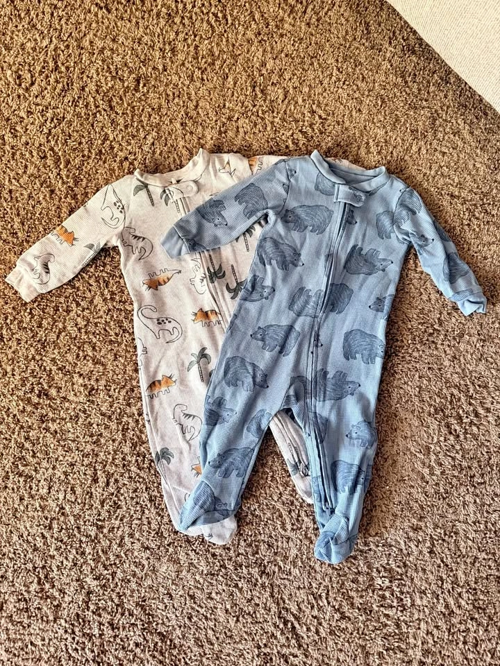 Carters 2 pack boys thermal sleepers