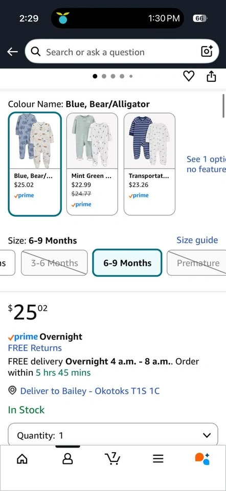 Carters 2 pack boys thermal sleepers - photo 3