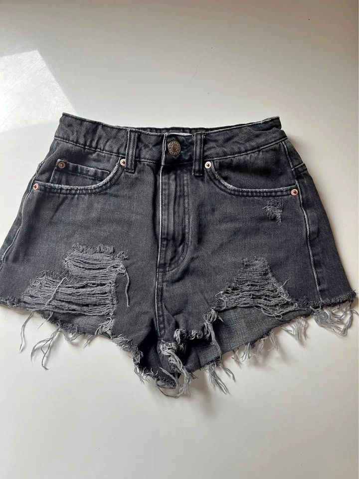Garage Black Denim Shorts