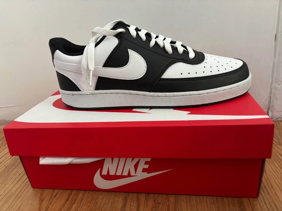 Nike Court Vision Low Black/White - photo 2