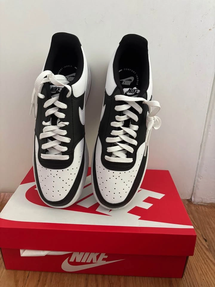 Nike Court Vision Low Black/White - photo 3