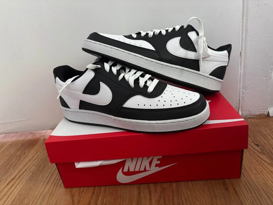 Nike Court Vision Low Black/White - photo 5