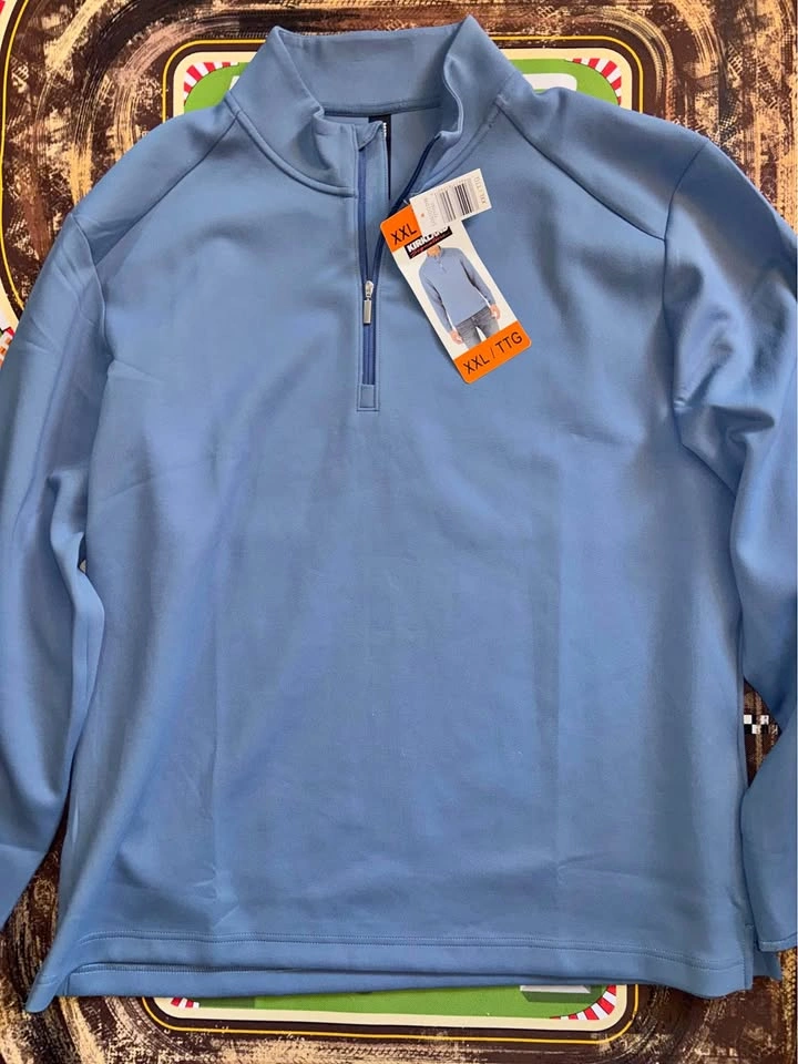 Kirkland Signature Blue 1/4 Zip Pullover XXL / TTG
