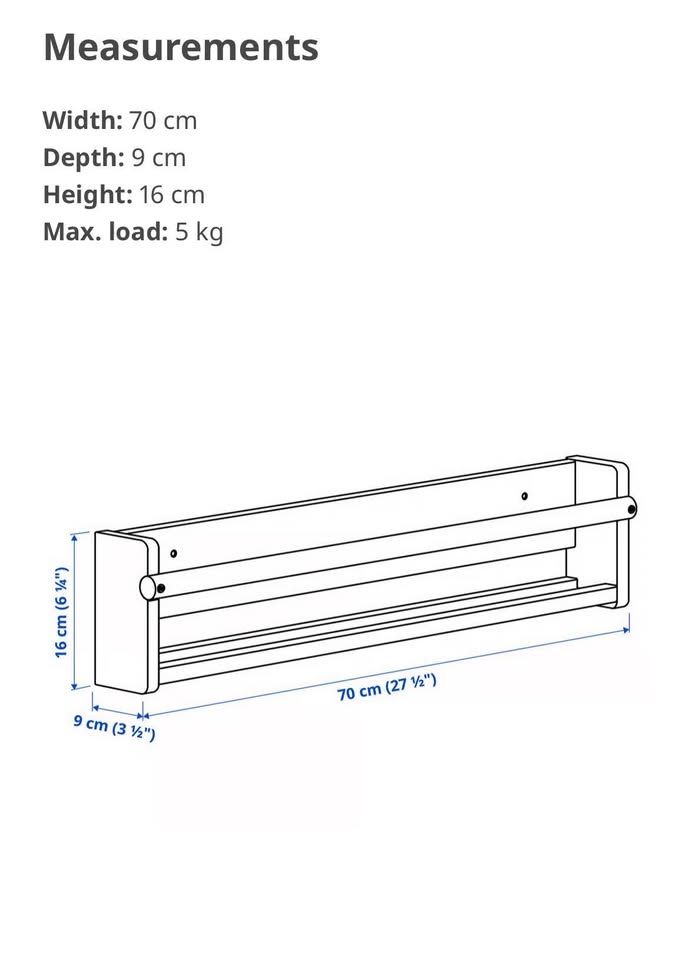 Set of 4 Ikea FILSAT Wall Storage - photo 3
