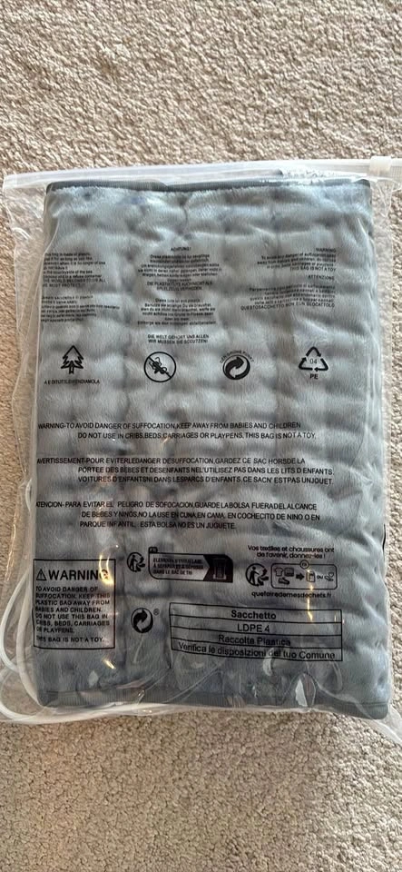 Electric Heating Pad with Multiple Temp & Timer (No box)