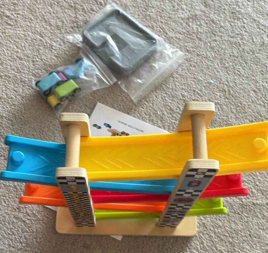 Belleur Montessori Toy Race Track for Toddlers - photo 5