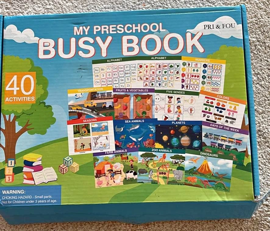 Preschool Busy book 40 activities