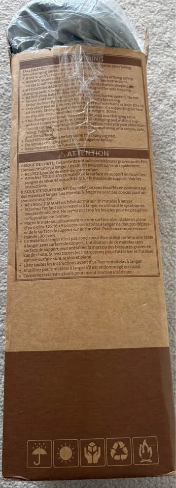 Blissful Diary Vegan Leather Baby Changing Pad - photo 4