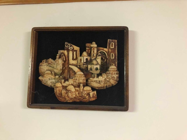 3D wood carving wall decoration