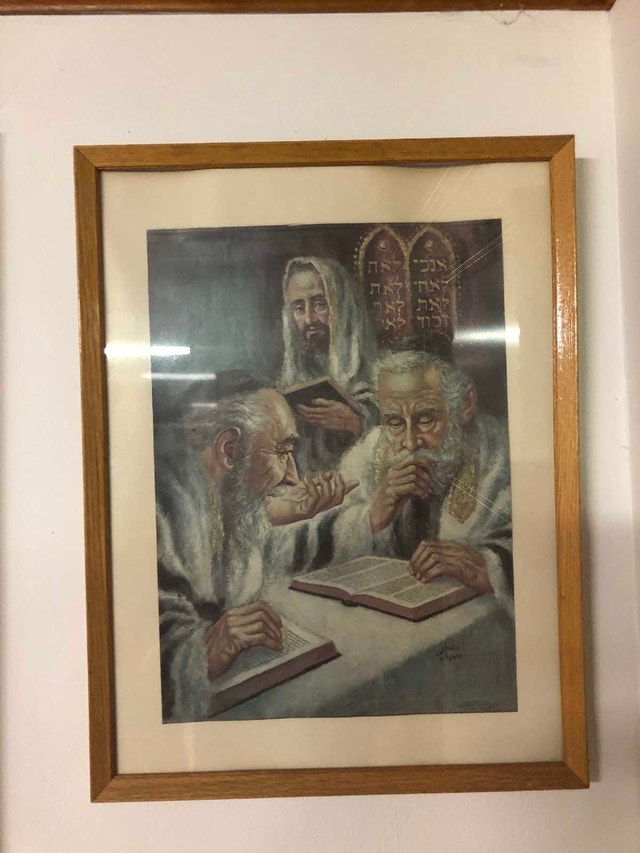 Jewish paintings with frames