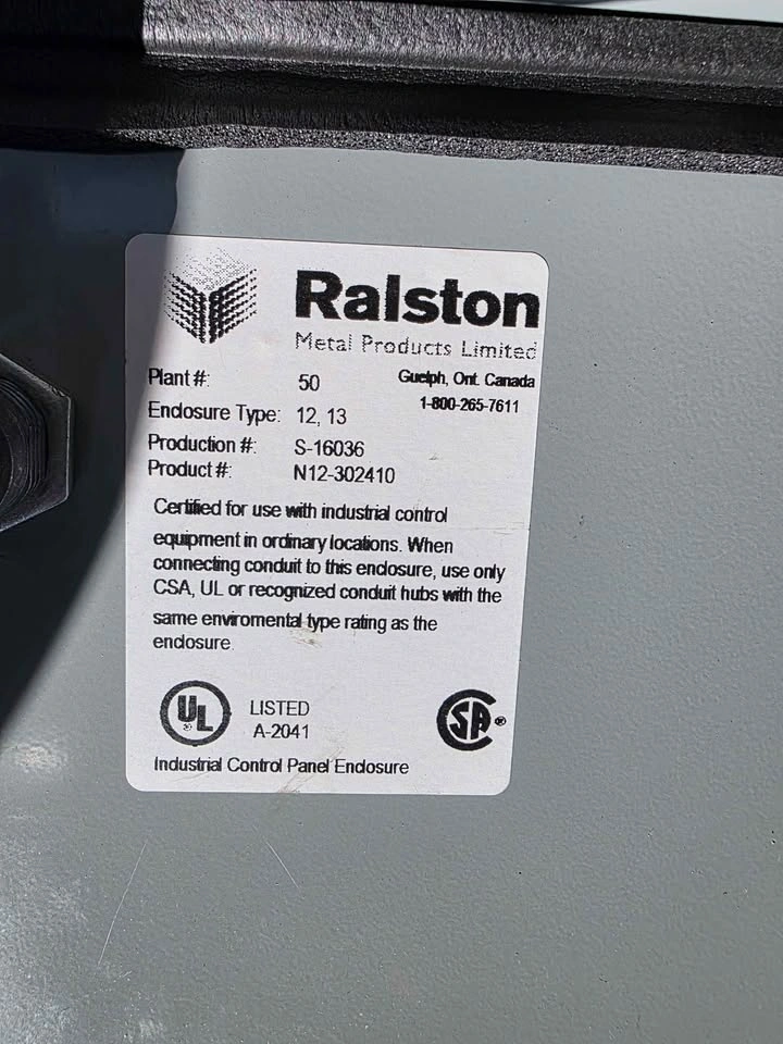 Enclosure Ralston Metal Control Panel - photo 3
