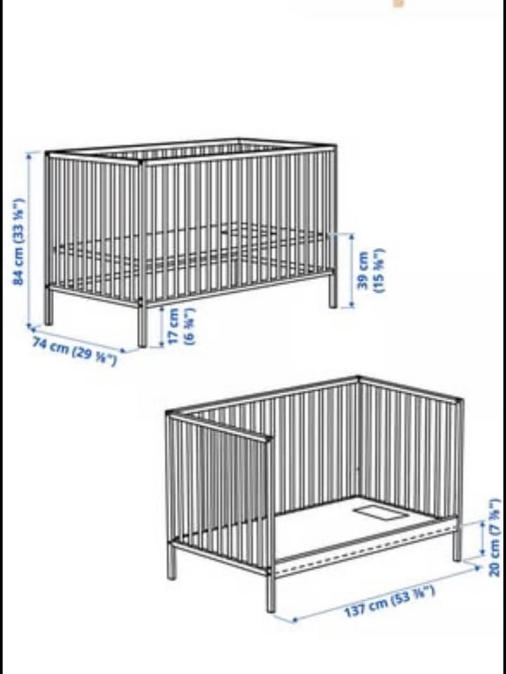 Ikea Baby crib & mattress - photo 3