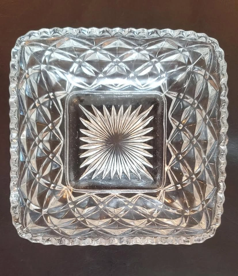 Antique Pressed Glass Serving Bowl - photo 3