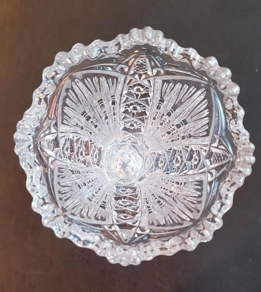 Antique Pressed Glass Vase - photo 4