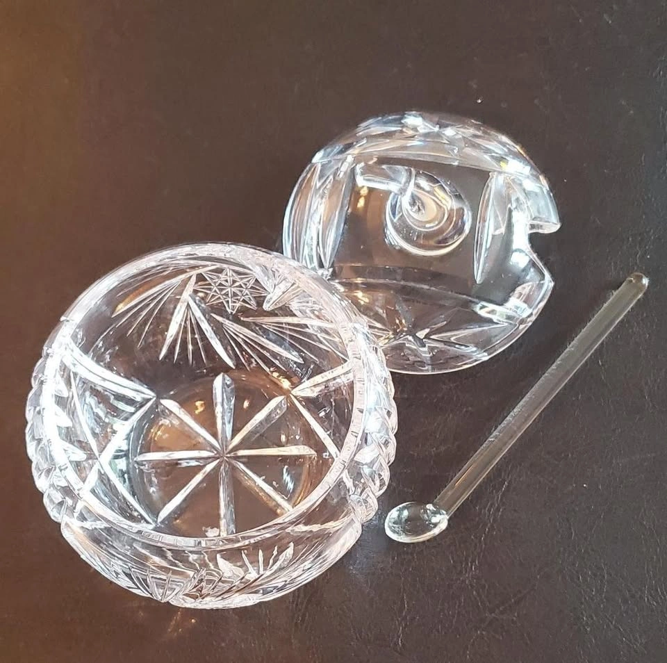 Vintage Crystal Jam or Jelly Dish - photo 2