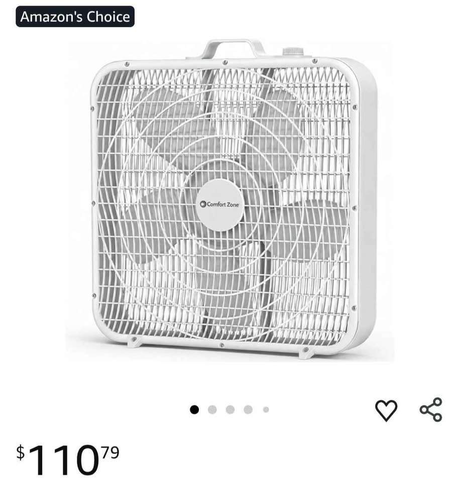 Comfort Zone Box Fan