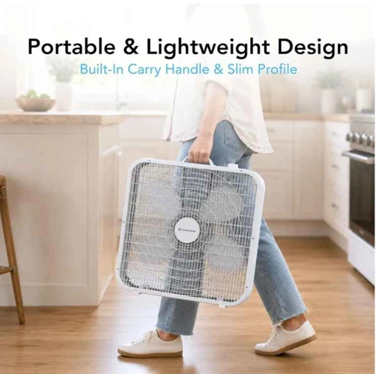 Comfort Zone Box Fan - photo 3