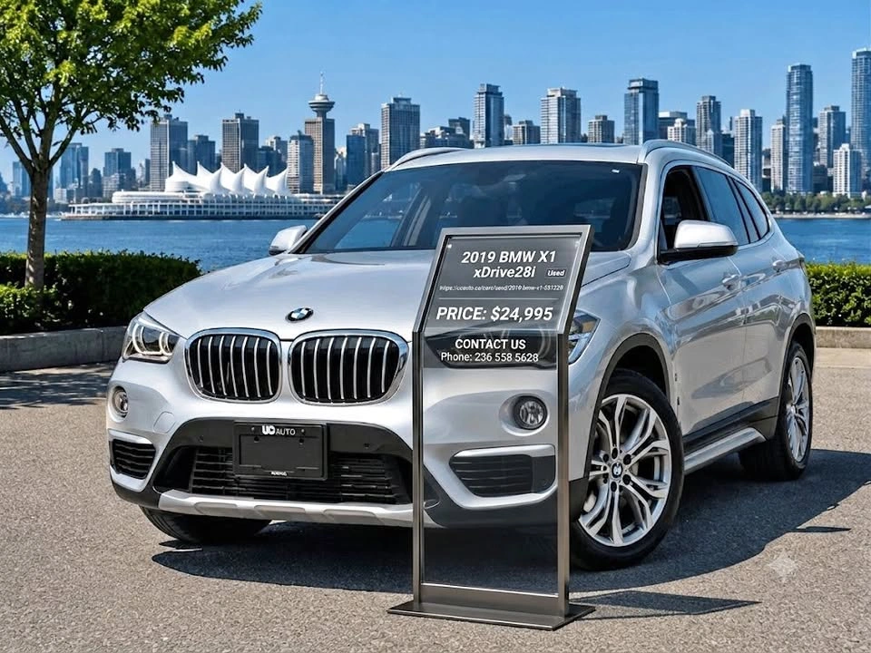 2019 BMW X1 XDrive28i - No Accident, BC Local