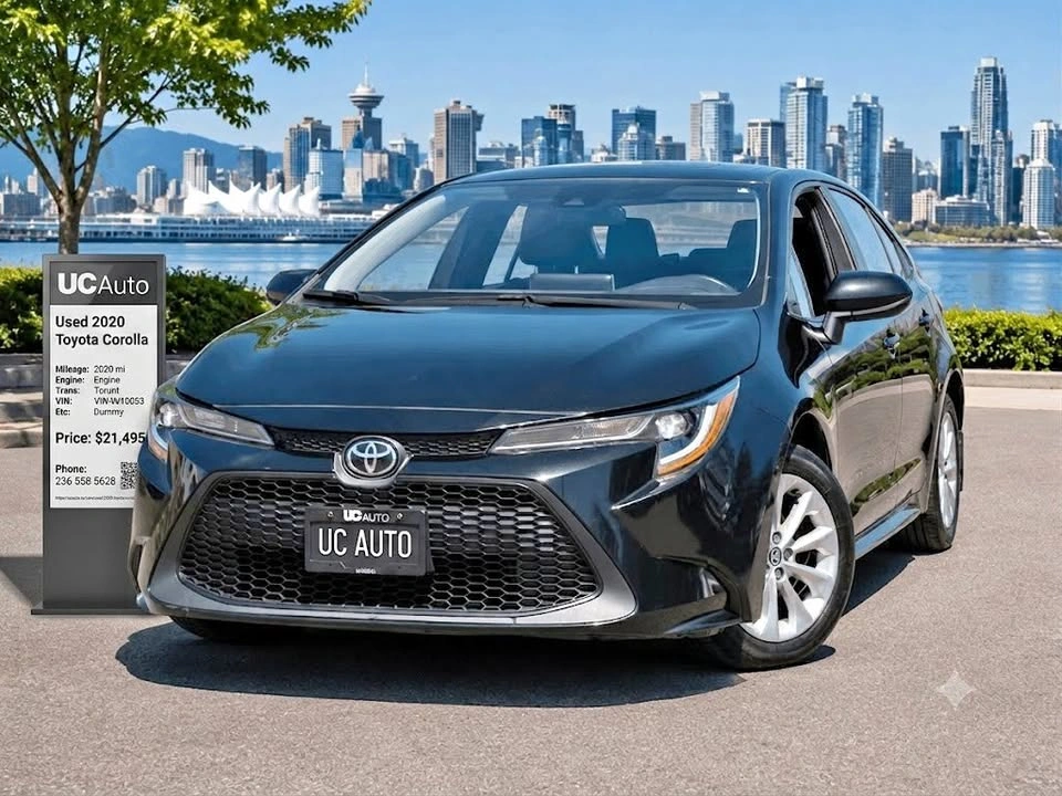 2020 Toyota Corolla LE CVT/ CLEAN TITLE/ BC LOCAL