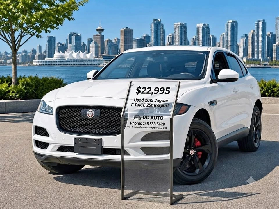 2019 Jaguar F-PACE 25t AWD Premium/ CLEAN TITLE/ BC LOCAL