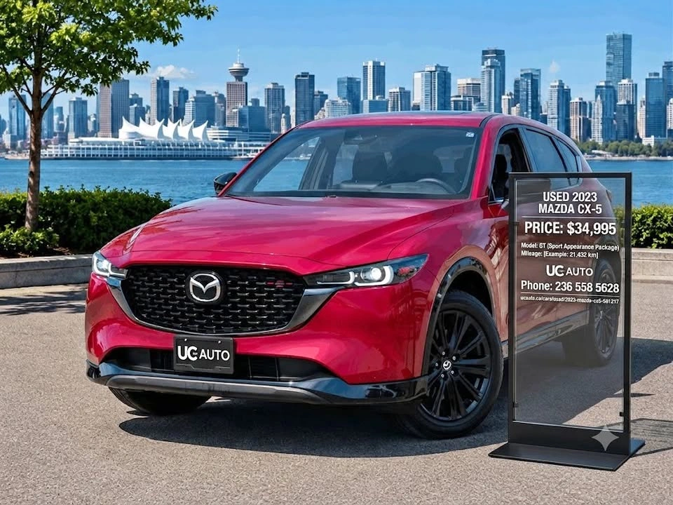 2023 Mazda CX-5 Sport Design w/Turbo AWD/ NO ACCIDENT/ BC LOCAL