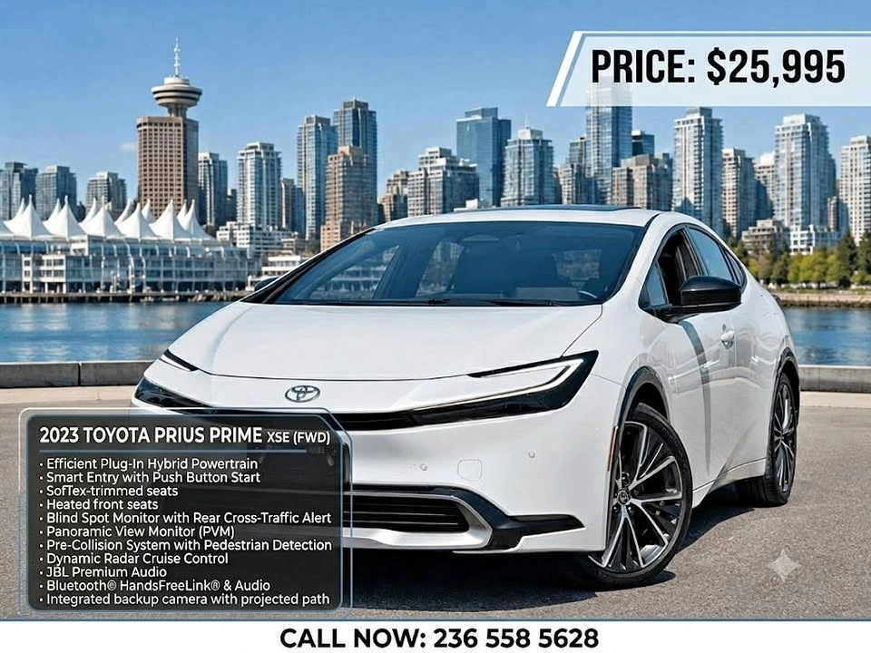 2023 Toyota Prius XLE AWD-e/ NO ACCIDENT/ BC LOCAL/ SERVICE