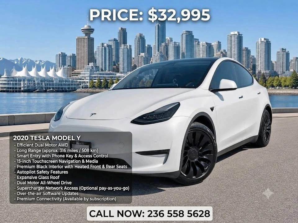 2020 Tesla Model Y Performance AWD Clean Title