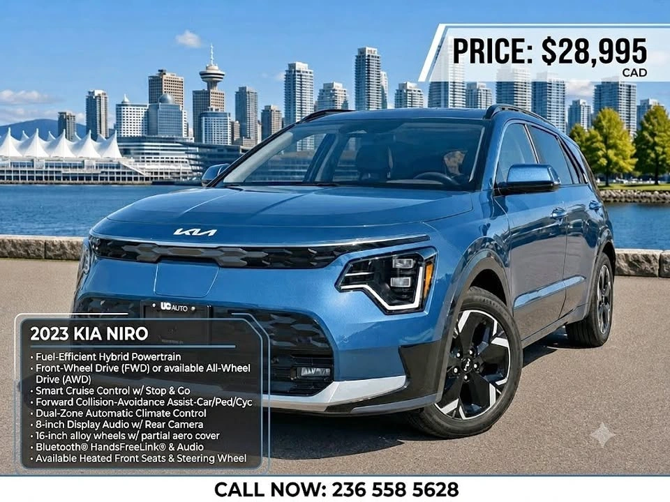 2023 Kia Niro Limited/ CLEAN TITLE/ BC LOCAL
