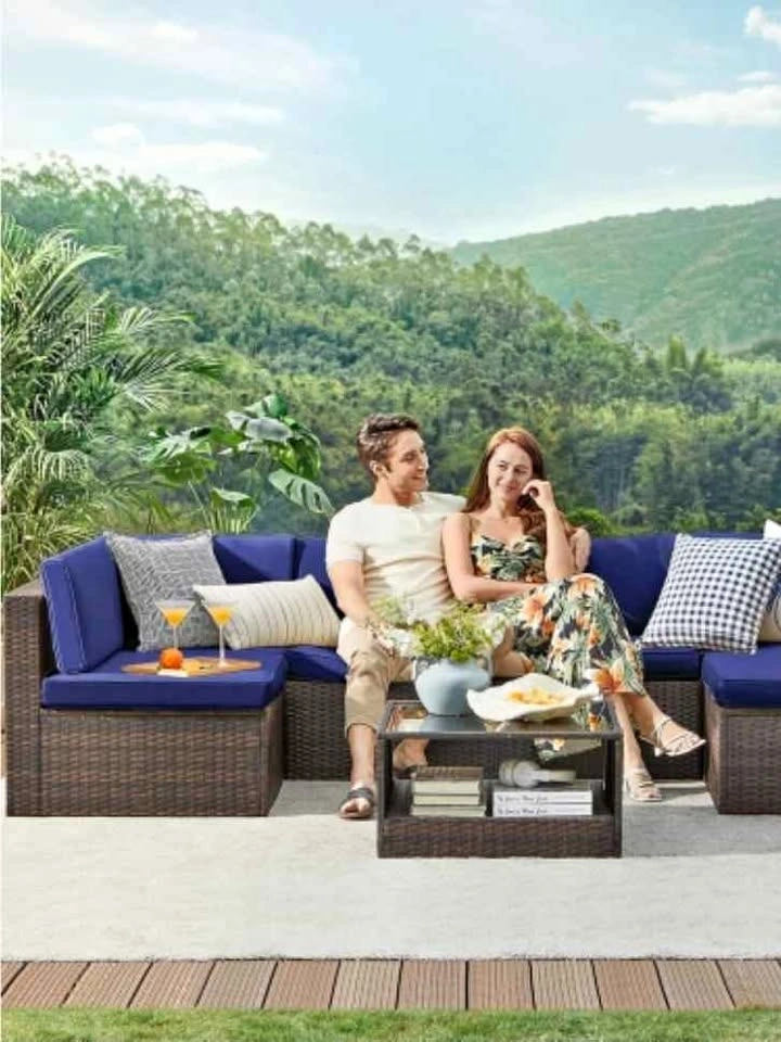 Brand New 7-Piece Patio Sectional Set (Unassembled)