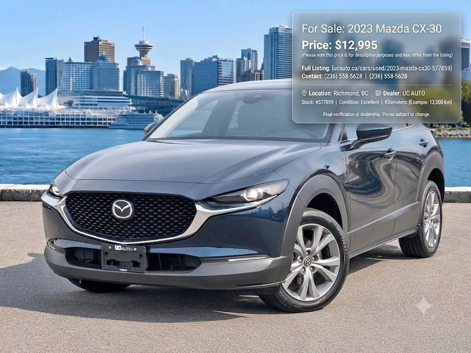 2023 Mazda CX-30 GS AWD/ NO ACCIDENT/ BC LOCAL