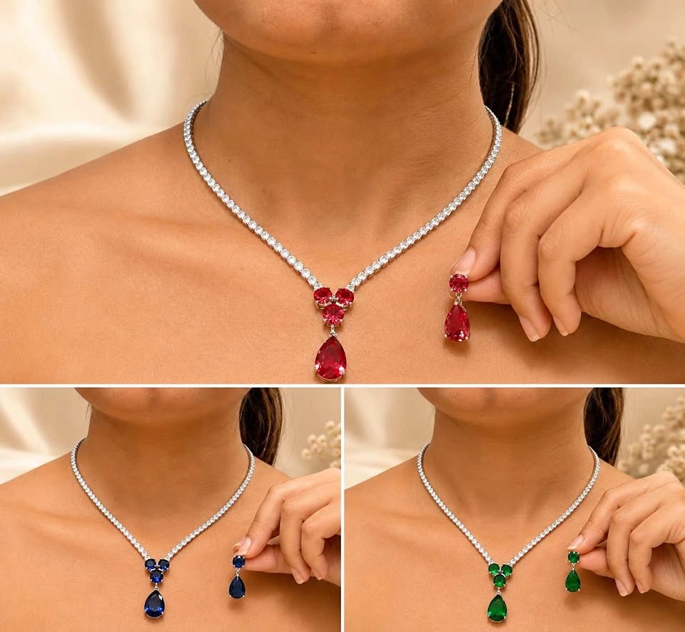 High Quality Tear Drop Jewelry Sets
