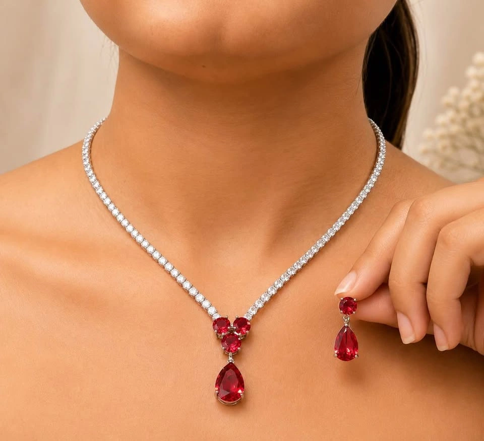 High Quality Tear Drop Jewelry Sets - photo 3