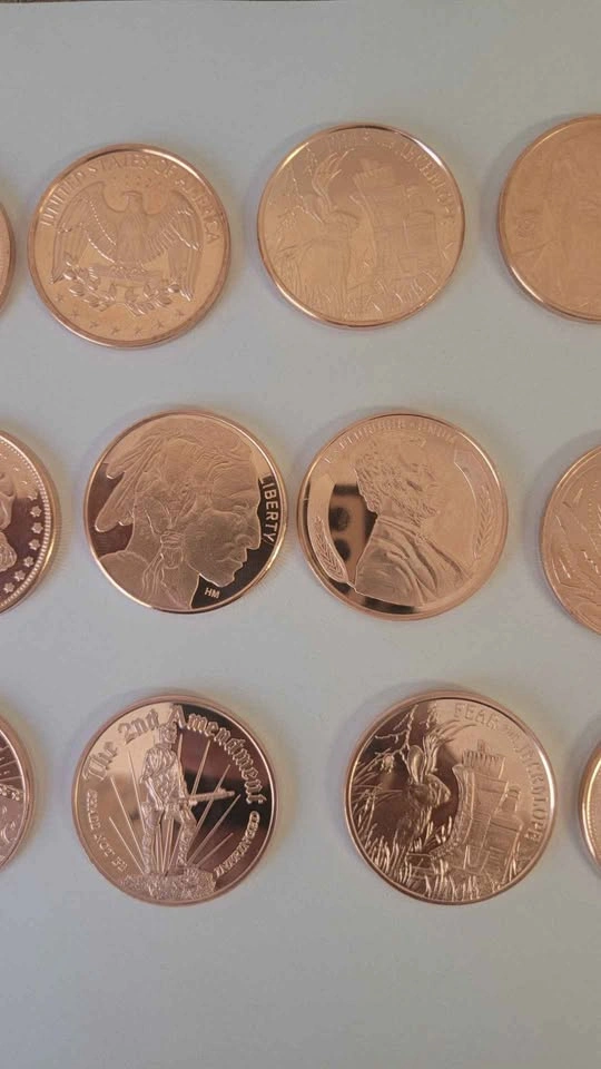 20 x 1oz Collectible 999 Fine Copper Rounds ⚽ - photo 3