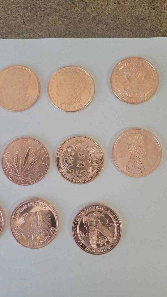 20 x 1oz Collectible 999 Fine Copper Rounds ⚽ - photo 4