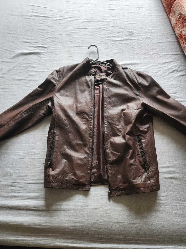 Handmade Genuine Sheepskin Leather Jacket – Size M | $150 OBO - photo 3