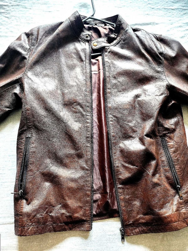 Handmade Genuine Sheepskin Leather Jacket – Size M | $150 OBO - photo 4